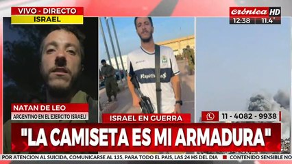 Es argentino, integra las fuerzas militares de Israel y lo hace con la camiseta de Gimnasia