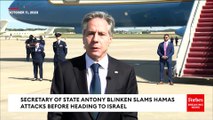 BREAKING NEWS: Antony Blinken Compares Hamas Atrocities To ISIS Before Heading To Israel