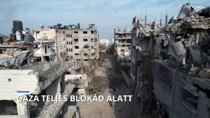 Izrael: Gáza teljes blokád alatt