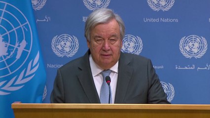 유엔 사무총장 "하마스, 인질 즉각 석방해야...충돌 확산 안돼" / YTN