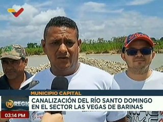 Barinas | Gobierno regional realiza la canalización del rio Santo Domingo