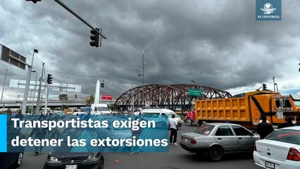 Video herunterladen: Colapsan vialidades en Estado de México por manifestación de transportistas