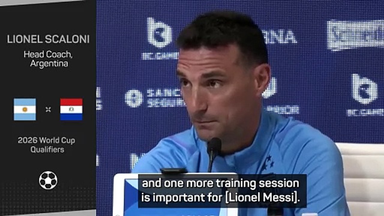 Scaloni provides Messi update ahead of World Cup qualifier