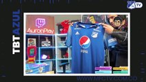 Auron Play recibe la camiseta de MIllonarios