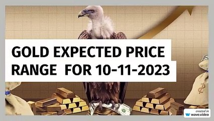 Gold Expected Price Range  for 10-11-2023