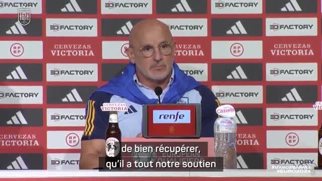 Espagne - Yamal présent malgré sa blessure, De La Fuente : “Je voulais lui apporter tout notre soutien”