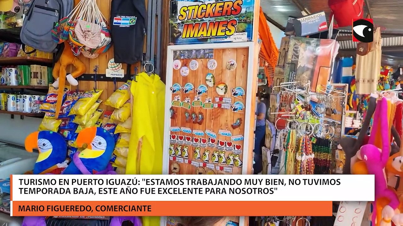 Turismo en Puerto Iguazú: "Estamos trabajando muy bien, no tuvimos temporada baja, este año fue excelente para nosotros"