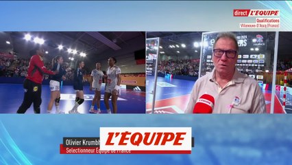 Krumbholz : « On nest pas tombés dans la facilité » - Hand - qualif. Euro 2024