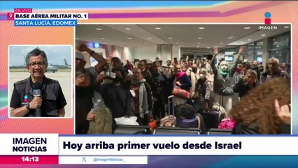 Hoy arriba el primer vuelo con mexicanos