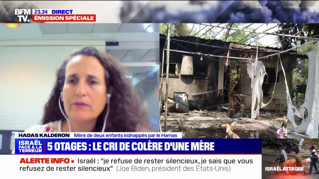 Hadas Kalderon, mère de deux enfants kidnappés par le Hamas: Qui va ramener mes enfants ? Il faut que je me batte pour eux, que je crie pour eux