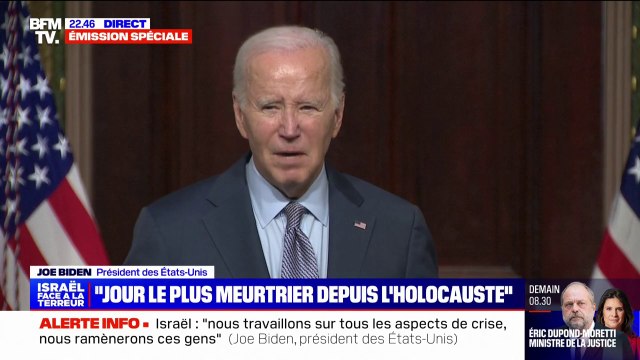 Joe Biden sur l'attaque du Hamas: Je n'avais jamais pensé que je verrais des photos de terroristes décapitant des enfants