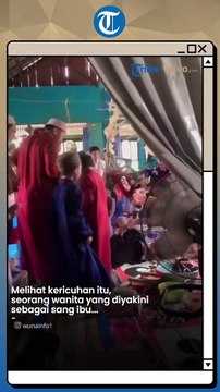 Ibu Histeris Lihat Bayinya Nyaris Terinjak Para Tamu yang Berebut Makanan di Tasyakuran Anak