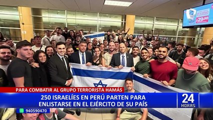 Guerra en Israel: jóvenes israelíes parten desde Lima para unirse a su Ejército