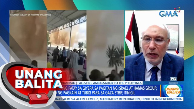 Panayam kay Saleh Mohammad, Palestine Ambassador to the Philippines (October 12, 2023) | UB