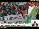 Venezolanos se solidarizan con el pueblo de Palestina y hacen un llamado a la paz