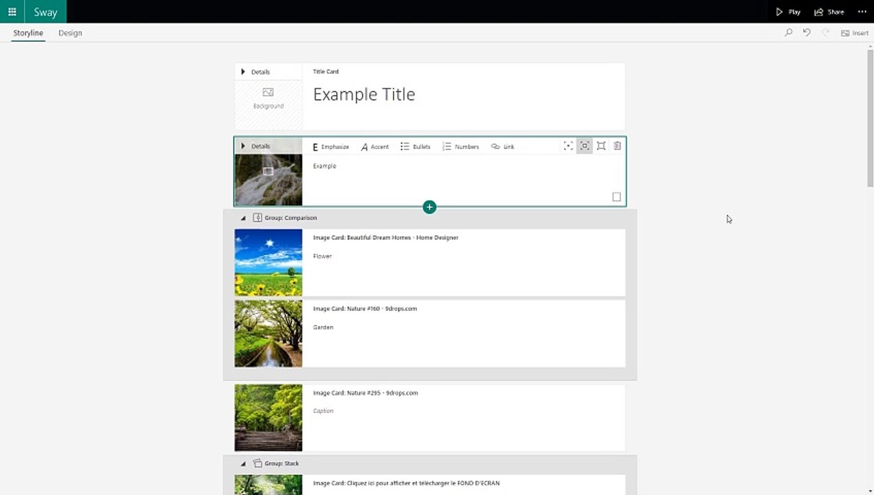 Microsoft Sway Course Section 19 Grid Card