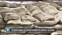 Caen las exportaciones de azúcar y alcohol