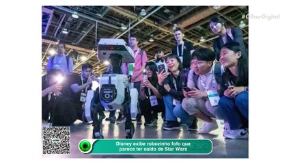 Disney exibe robozinho fofo que parece ter saído de Star Wars