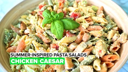 Summer-Inspired Pasta Salads: Chicken Caesar