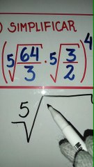 Radicación directa : ejercicio de aplicación 1