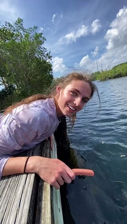 Fishing with a sausage