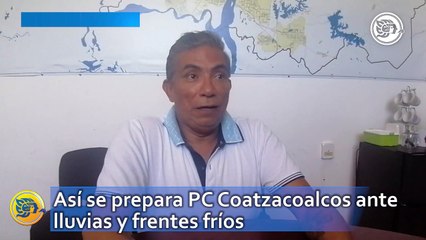 下载视频: Así se prepara PC Coatzacoalcos ante lluvias y frentes fríos