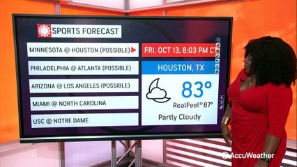 Your Saturday sports forecast for Oct. 13