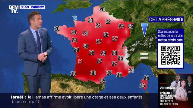 Jusqu'à 31°C... Des températures toujours élevées pour la saison attendues ce jeudi