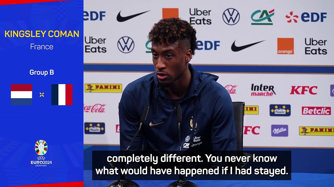 Parisian Kingsley Coman has no regrets about leaving PSG