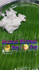 Mutton Briyani Kuska _ Fish Fry  _ Prawn  Fry #shorts