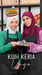 Resipi Kuih Keria Ungu Versi Auntie Purple, Mudah & Enak