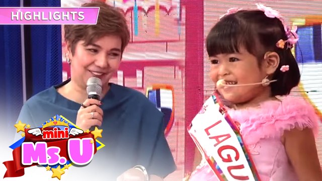 Tyang Amy offers to give a bike to Mini Miss U Rain | Mini Miss U