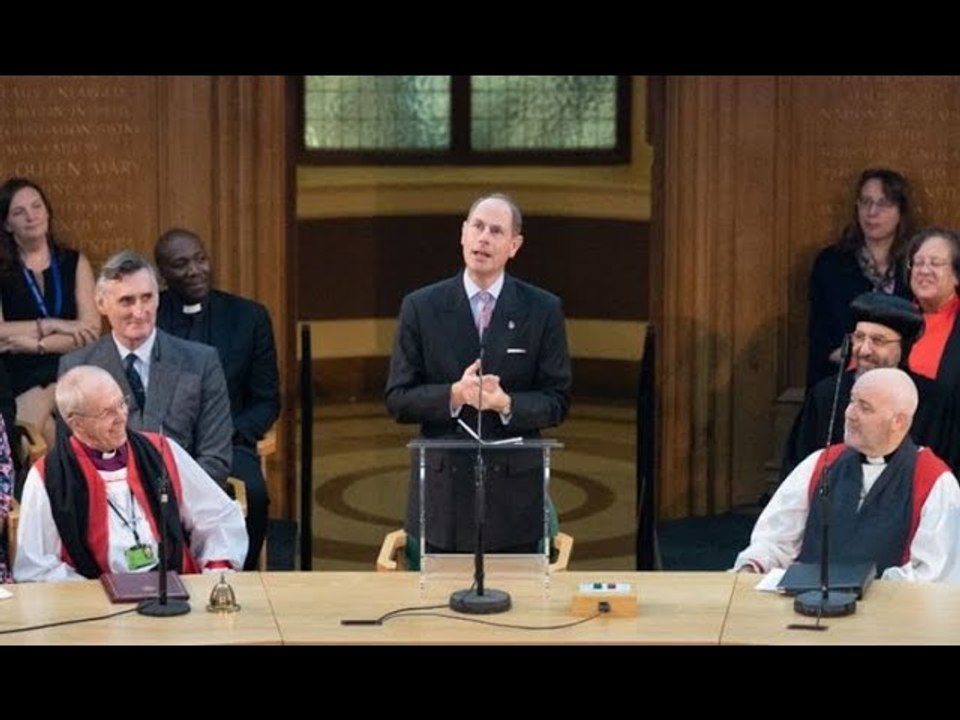 Prince Edward front and centre as lesser used royal takes Queen’s place at event