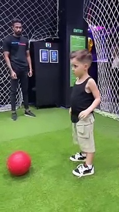 Session tirs au but pour les 4 ans de Milann