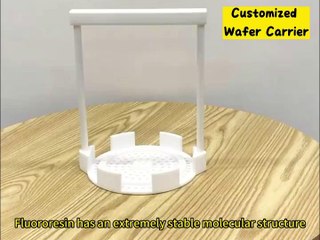 Customized Entegries PAK wafer cleaning cassette FLOUROWARE wafer shield PFA dipper