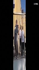 شاهد: وزير الخارجية البريطاني يفر للاحتماء في ملجأ بعد دوي صافرات الإنذار في مستوطنة أوفاكيم