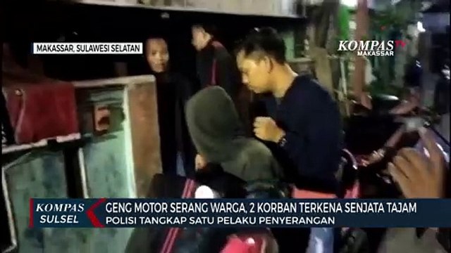 Geng Motor Serang Warga, 2 Korban Terkena Senjata Tajam