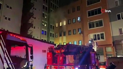 Şişli’de 5 katlı binanın 2'nci katında yangın: 1 yaralı