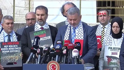 Réaction du Groupe d'amitié Turquie-Palestine de la Grande Assemblée nationale turque suite aux morts de civils en Palestine