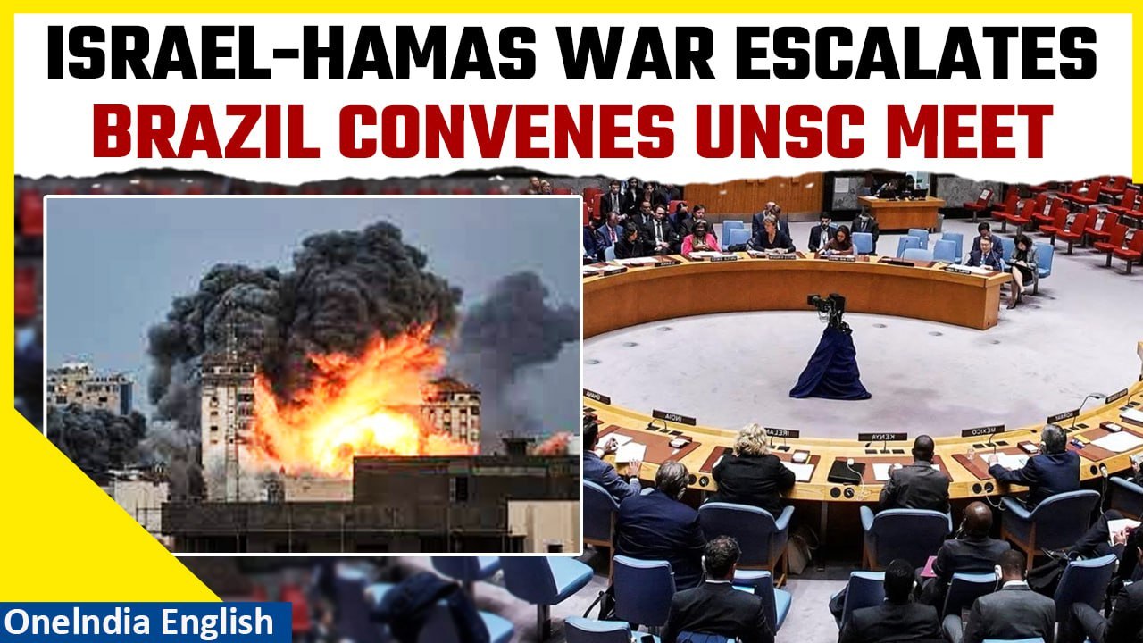 Israel-Palestine War: Brazil convenes urgent meeting of UN Security Council | Oneindia News