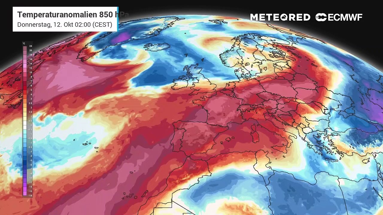 Noch dominieren die warmen Luftmassen, doch damit ist es bald vorbei! Die Temperaturen stürzen ab!