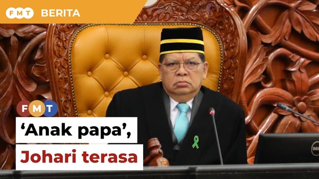 ‘Saya cukup terasa’, kata Johari selepas Ahli Parlimen Pendang gelar ‘anak papa’