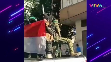 MasyaAllah, Video Pejuang Palestina Kibarkan Bendera RI