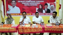 DPC Gerindra Kota Kediri Deklarasikan Gibran Sebagai Bacawapres Prabowo