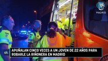 Apuñalan cinco veces a un joven de 22 años para robarle la riñonera en Madrid