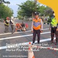 Sering Jadi Lokasi Balap Liar, 2 Jalan Di Pekanbaru Dipasangi Marka Pita Penggaduh