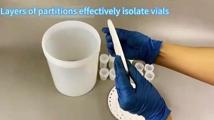 PFA cleaning canister