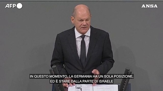 Scholz: Hamas senza Iran non avrebbe potuto attaccare