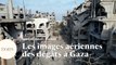 Guerre Israël-Hamas : les destructions à Gaza filmées par un drone