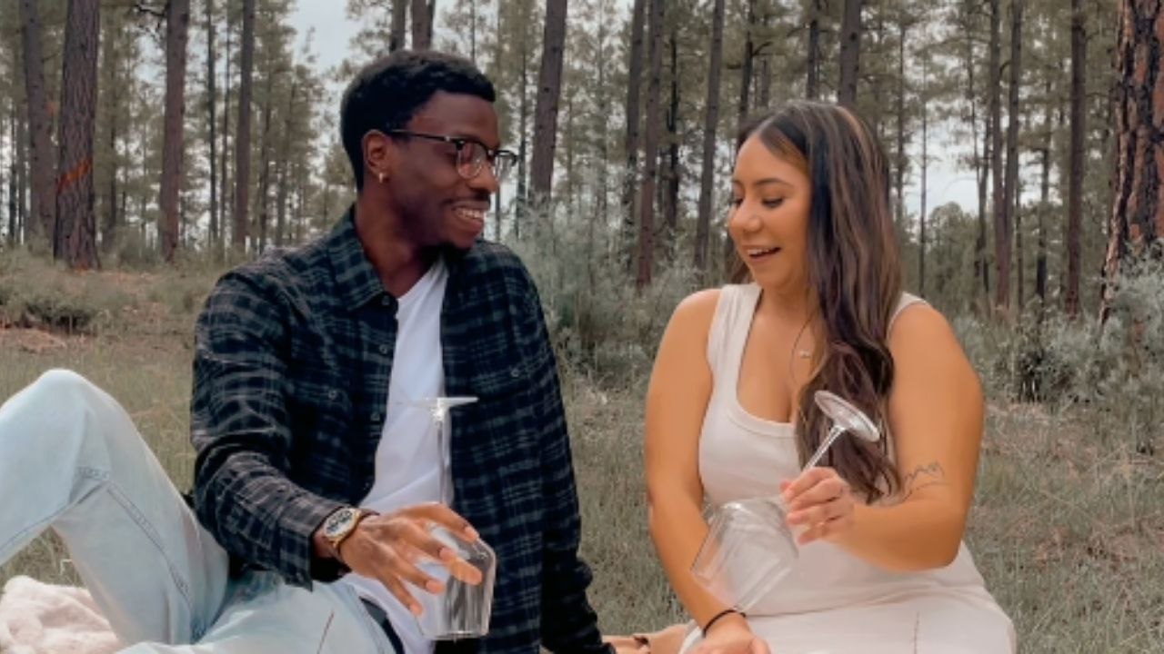 Parents-to-be do an intimate gender reveal while giggling with delight *Wholesome*